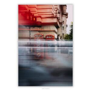Red Telephone Boxes — Rush Hour, London, United Kingdom